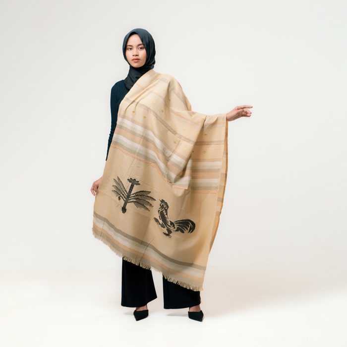  Wastra Kain Tenun Sungkit Warlam (Laha – Laha, Ayam)